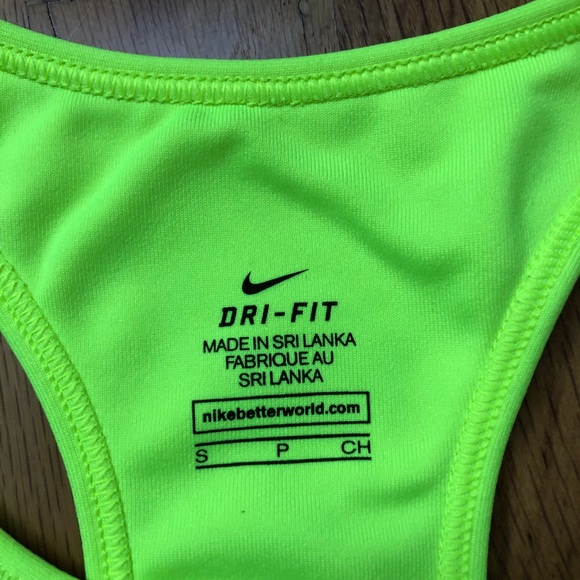 Neon Nike sports bra - Picture 3 of 3
